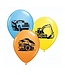 Ballonnen bouwvoertuigen / graafmachines - 25 stuks