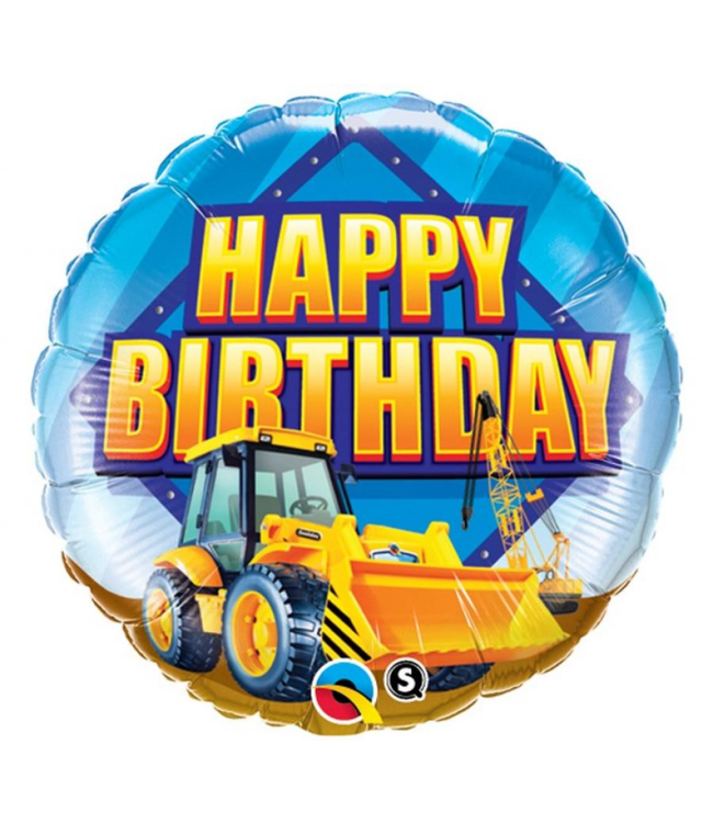 Qualatex Folieballon Happy Birthday - graafmachine | 46 cm