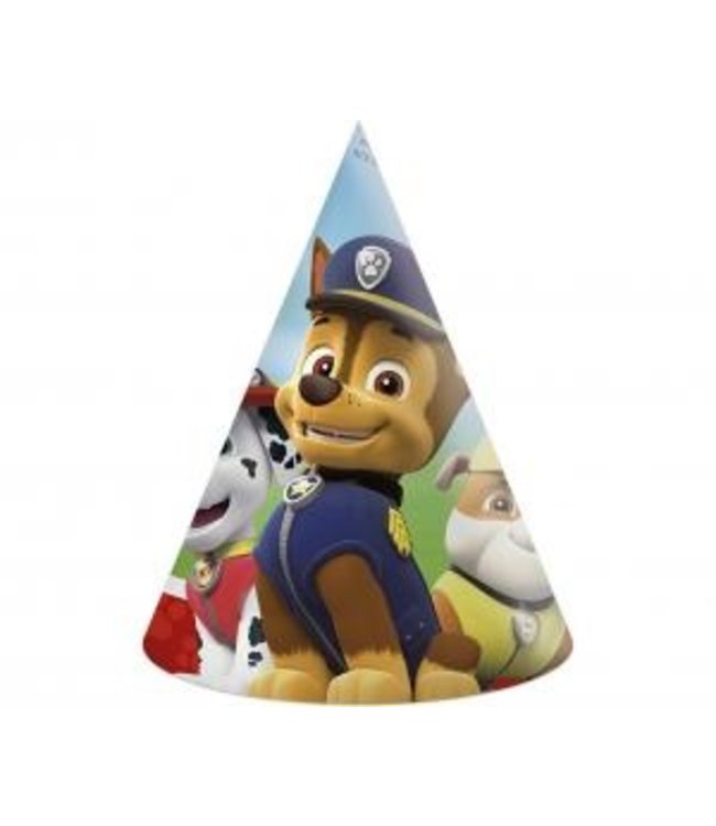 Paw Patrol feesthoedjes - 6 stuks