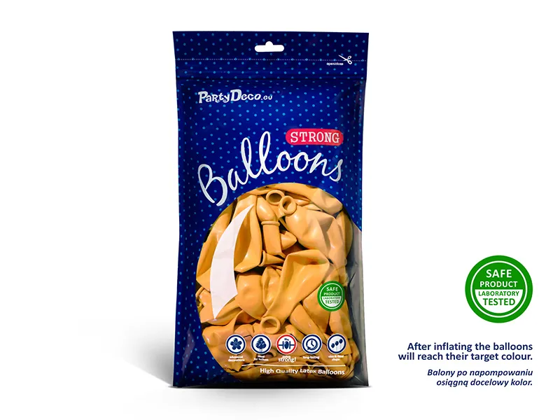 Ballonnen honey yellow - zak 100 stuks
