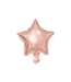 Folie Ballon Ster | 25cm | Rose Goud | 25 stuks