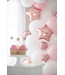 PartyDeco Folie Ballon Ster | 25cm | Rose Goud | 25 stuks