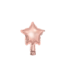 PartyDeco Folie Ballon Ster | 12cm | Rose Goud | 25 stuks