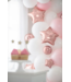 PartyDeco Folie Ballon Ster | 12cm | Rose Goud | 25 stuks