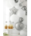 OUTLET Folie Ballon Ster | 25cm | Zilver | 25 stuks