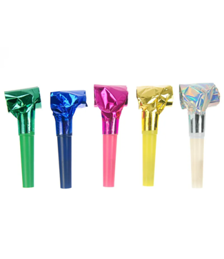 PartyDeco Feesttoeters | Holografische kleuren | 20 stuks