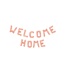 Globos Folieballon 'Welcome home' - rosé goud - 40cm