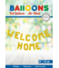 Folieballon 'Welcome home' goud | 40 cm x 2 meter
