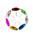 Globos Parasol prikkers - meerdere kleuren - 10 stuks