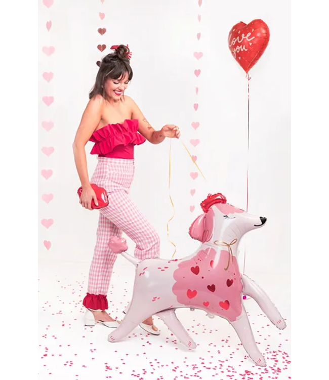 Hangslinger hartjes | Roze | 3 m