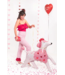 Hangslinger hartjes | Roze | 3 m