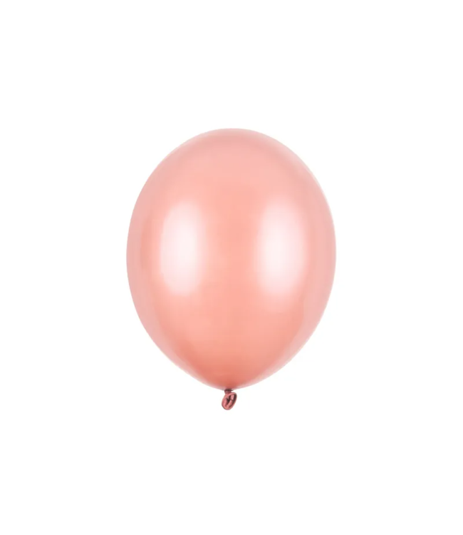 Strong Balloons Ballonnen rosegoud metallic - zak 100 stuks