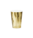 Papieren bekers goud | 6 stuks