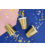 Papieren bekers goud | 6 stuks