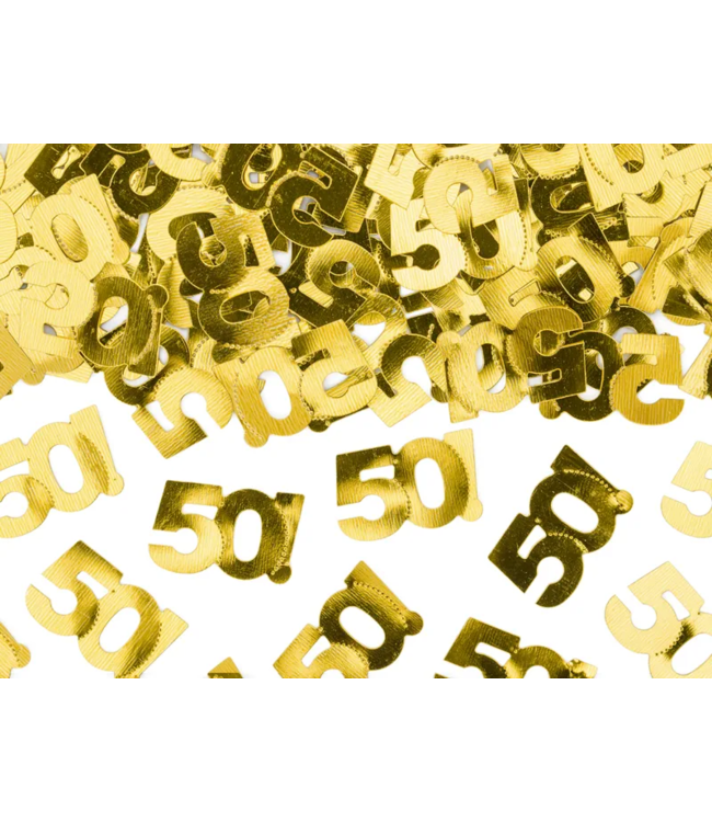 PartyDeco Confetti 50 | Goud | 15 gram