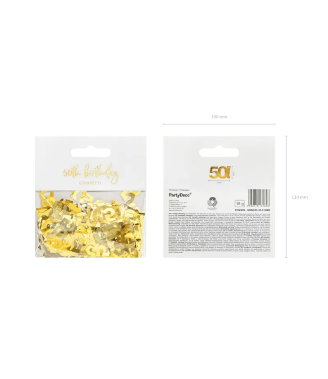 Confetti 50 | Goud | 15 gram