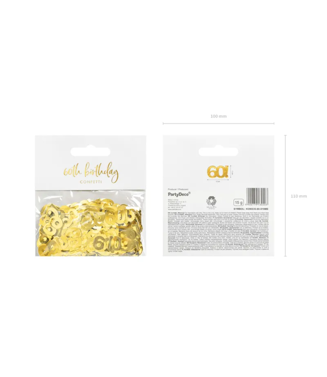 Confetti 60 | Goud | 15 gram