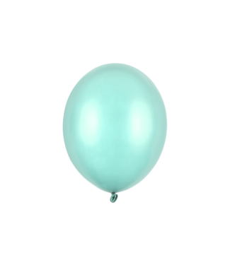 Strong Balloons OUTLET Ballonnen mintgroen metallic - zak 50 stuks