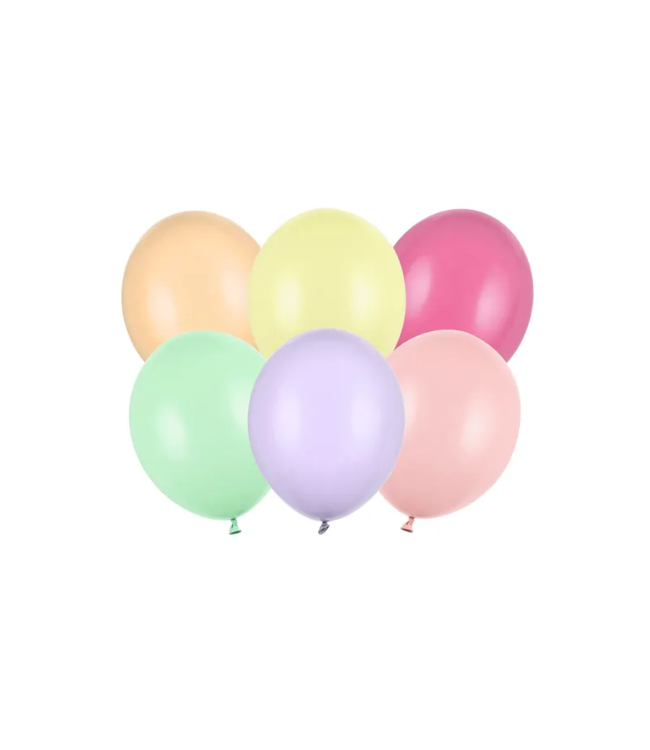 Strong Balloons Ballonnen pastel mix MINI 100 stuks