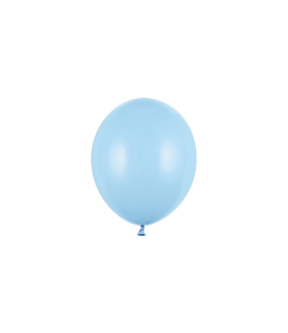 PartyDeco Ballonnen Baby blauw MINI | 12 cm = 5" | 100 stuks