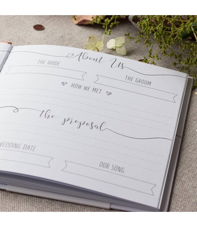 Weddingplanner bruiloft planner boek | Engelstalig | Rose goud