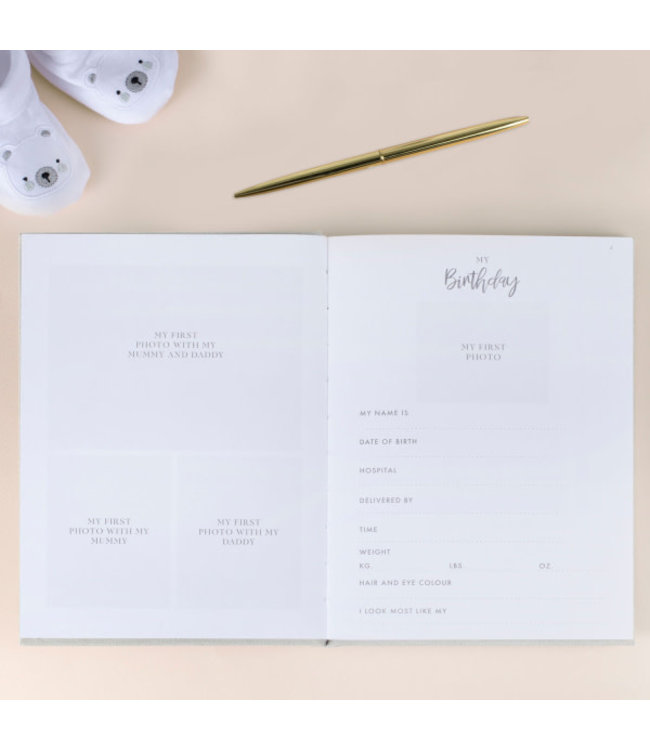 OUTLET My Baby Journal - Grijs | 62 pagina's