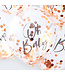 Confettiballonnen Oh Baby  | Rose goud | 5 stuks