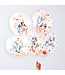 Confettiballonnen Oh Baby  | Rose goud | 5 stuks