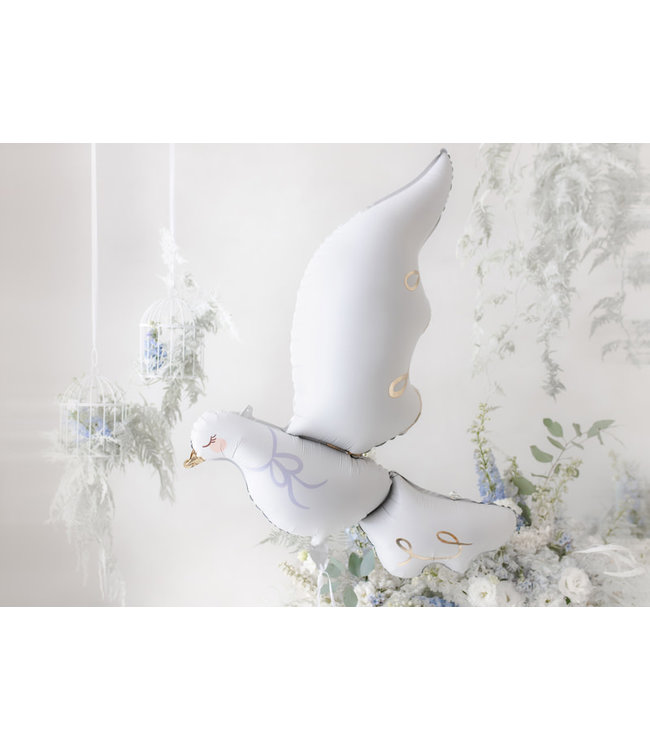 Folieballon Duif | 80x100 cm