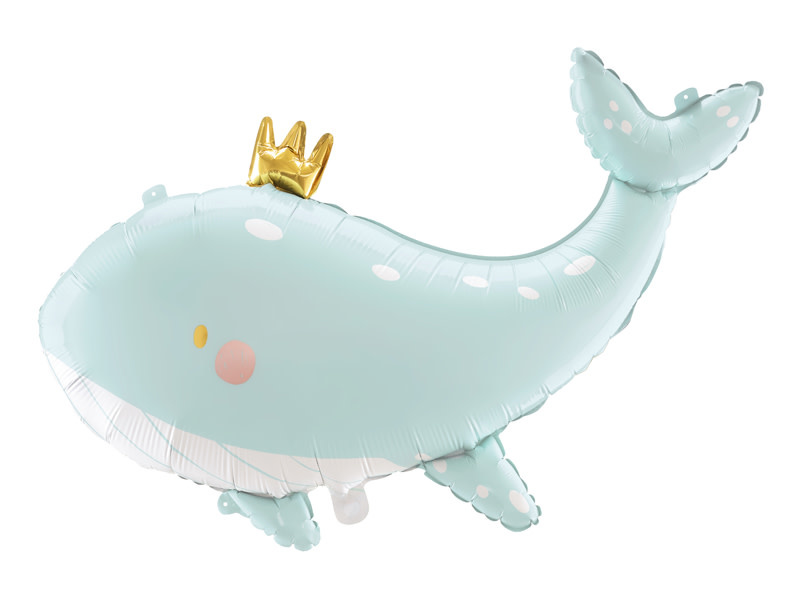 Folieballon walvis | 93x60 cm