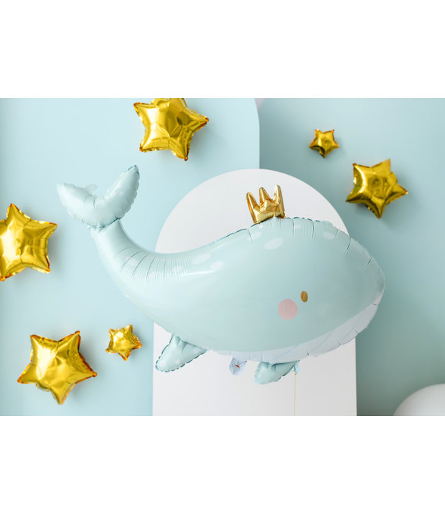 Folieballon walvis | 93x60 cm