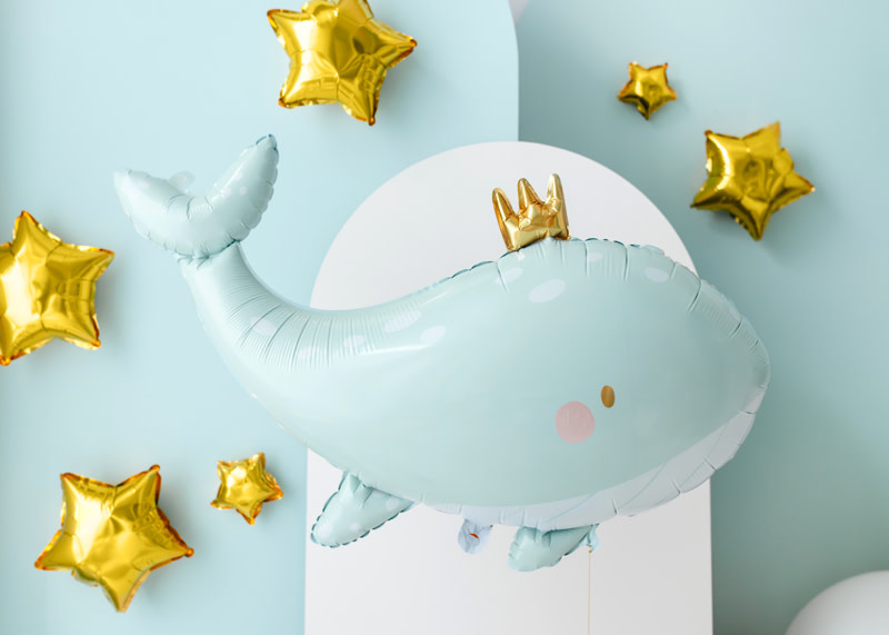 Folieballon walvis | 93x60 cm