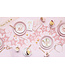 PartyDeco Banner baby shower | licht roze | 290x16.5 cm