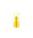 PartyDeco Honeycomb konijn | geel | 30 cm