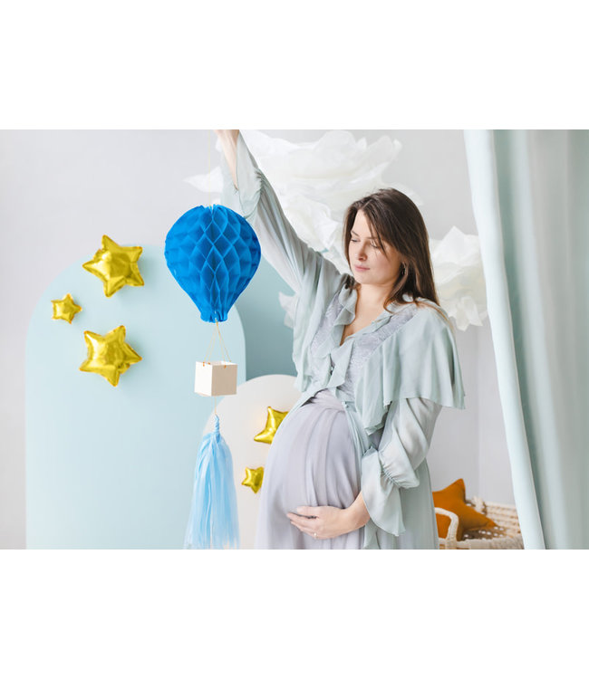 Honeycomb luchtballon | blauw