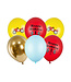Ballonnen happy birthday auto race | 30 cm | 6 stuks