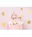 Taarttopper Oh baby | rose goud | 25 cm