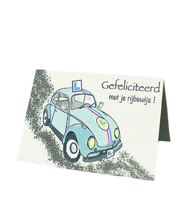 Aardkaart Aardkaart - Gefeliciteerd met je rijbewijs