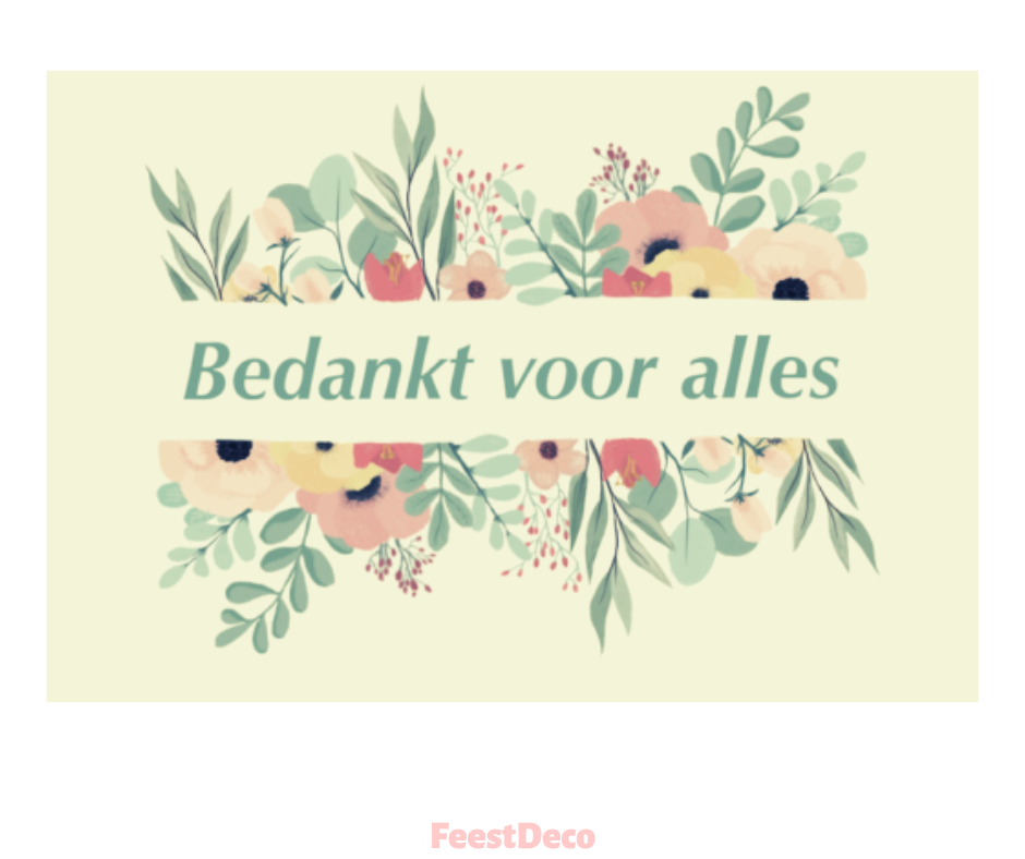 Aardkaart | Bedankt voor alles