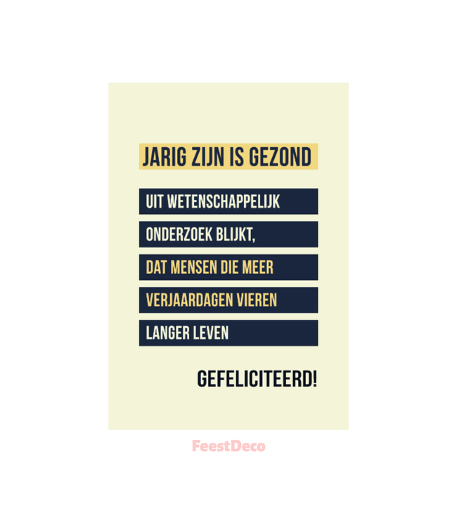 Aardkaart Aardkaart | Jarig zijn is gezond