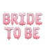 Folieballonnen set Bride to be Roze | 350 x 45cm