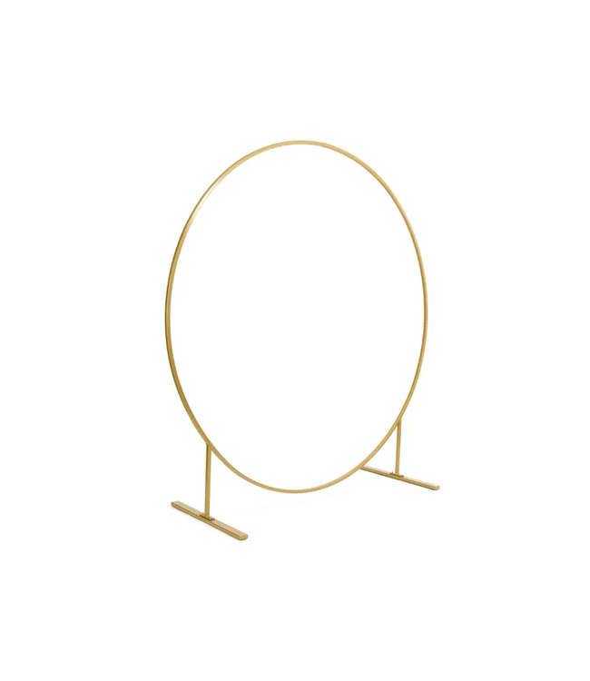 Backdrop cirkel Deluxe | Goud |  2 meter