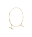 Backdrop cirkel Deluxe | Goud |  2 meter