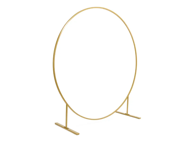 Backdrop cirkel Deluxe | Goud| 2 meter