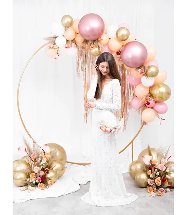 PRE-order Backdrop cirkel Deluxe | Goud |  2 meter