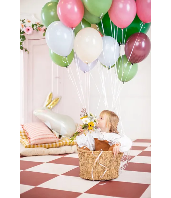 Ballonnen rozemarijn groen | zak 100 stuks