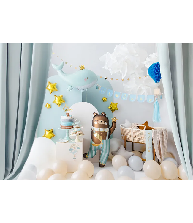 Ballonnen licht mistblauw | zak 100 stuks