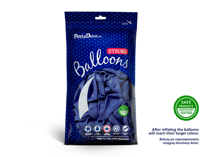 Ballonnen blauw Ultramarine | zak 100 stuks