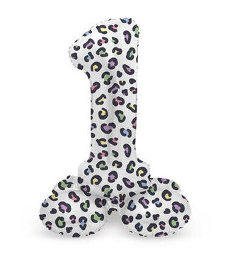 Folat OUTLET Cijferballon 1 | Bright Panther | Staand | 41 cm