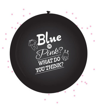 Haza OUTLET XL Ballon Gender reveal Meisje | 60 cm